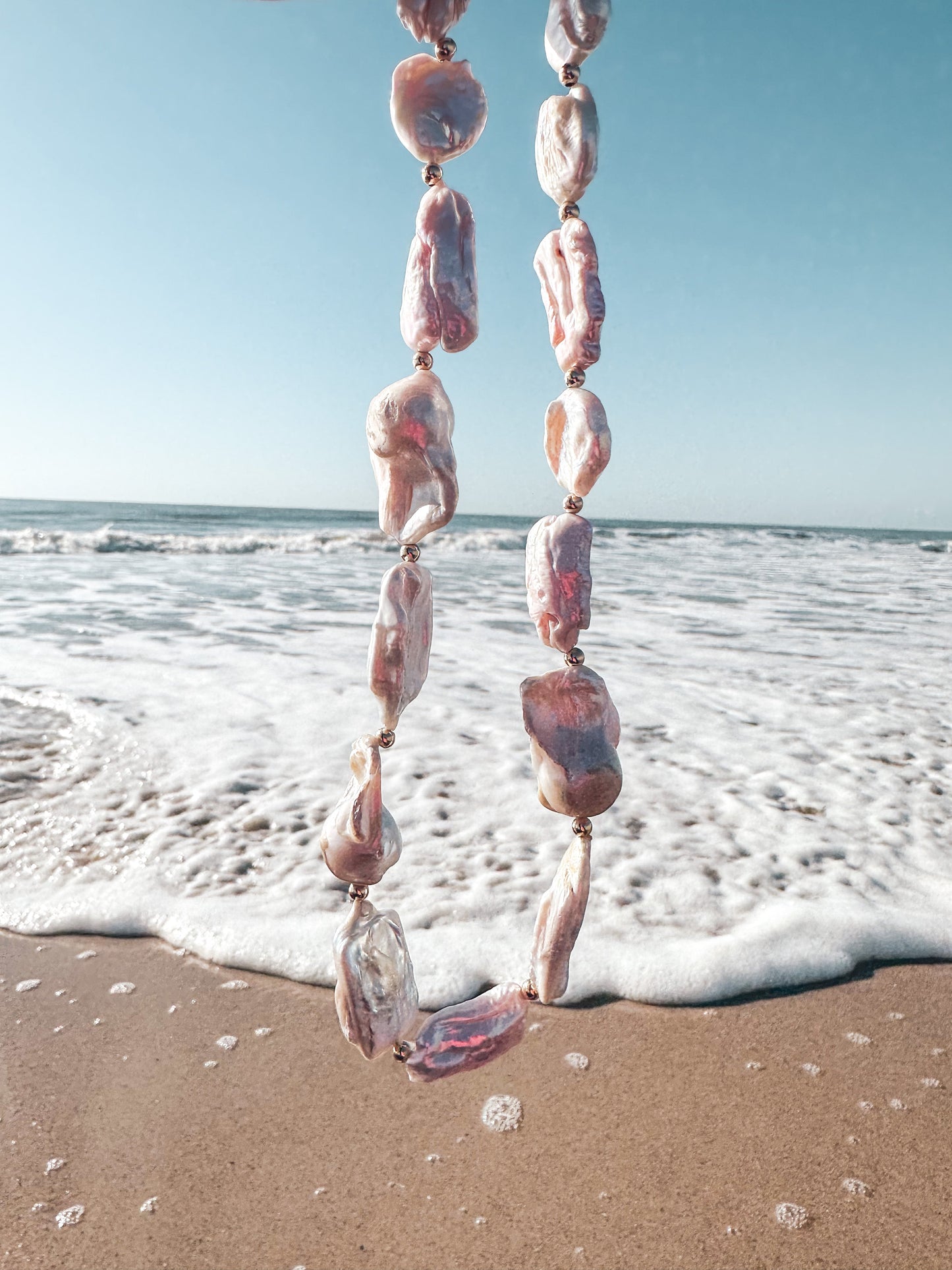 DRIP JEWELRY NECKLACES Baroque Statement Necklace