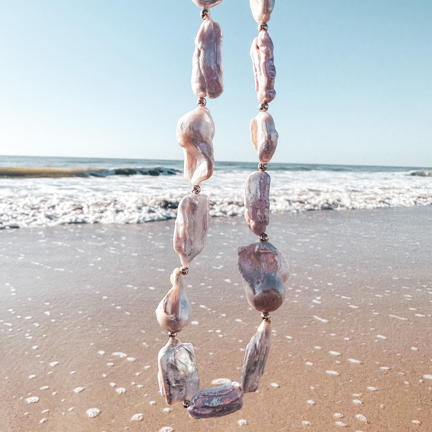 DRIP JEWELRY NECKLACES Baroque Statement Necklace