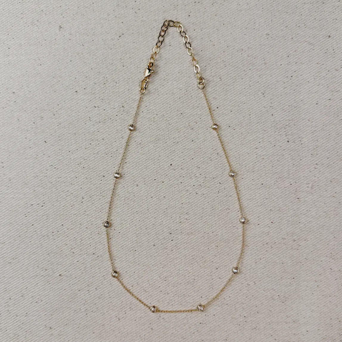 DRIP JEWELRY Necklaces Crystal by the Inch Necklace