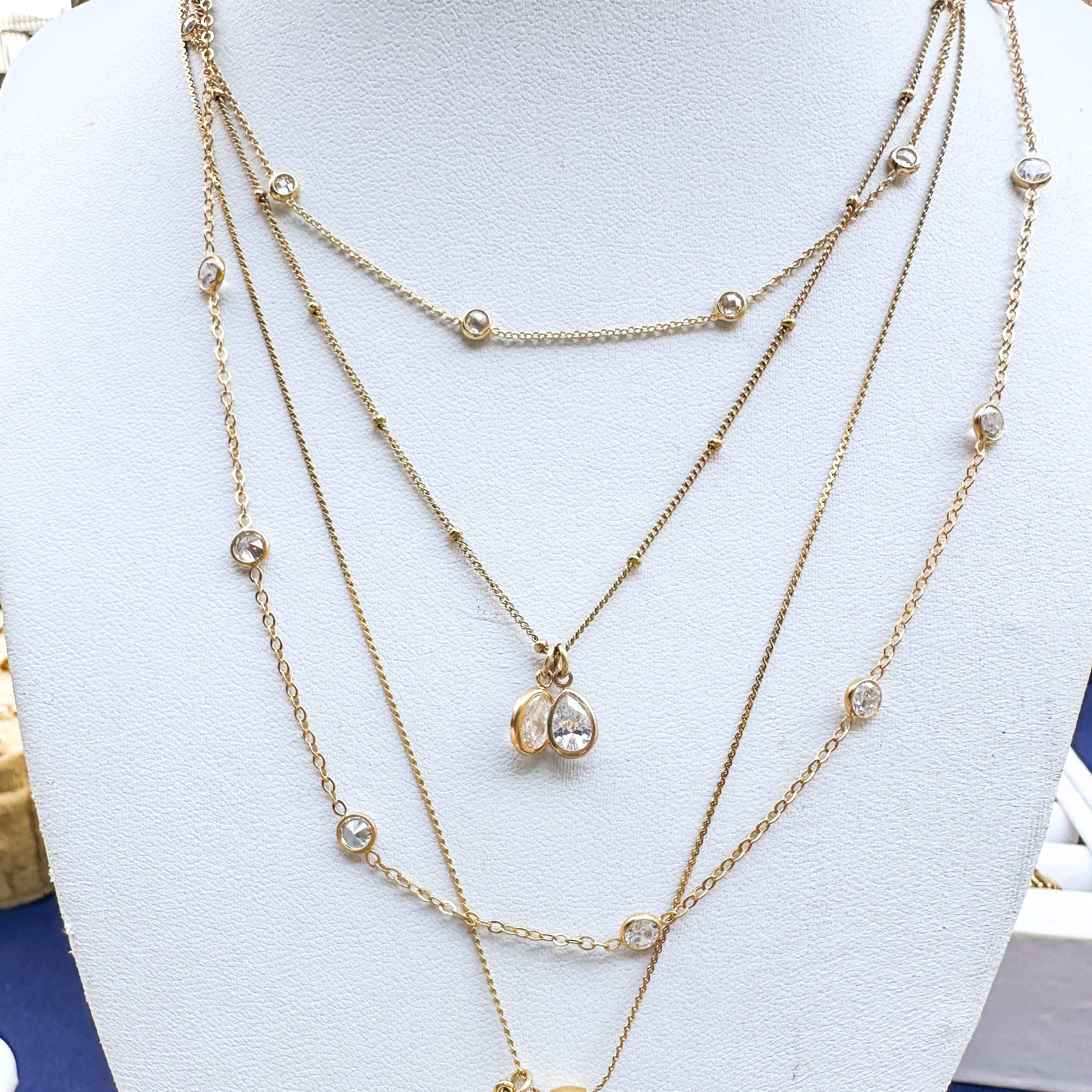 DRIP JEWELRY Necklaces Crystal by the Inch Necklace