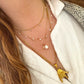 DRIP JEWELRY Necklaces Curb and Pear Stone Necklace