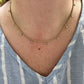 DRIP JEWELRY Necklaces Curb and Pear Stone Necklace