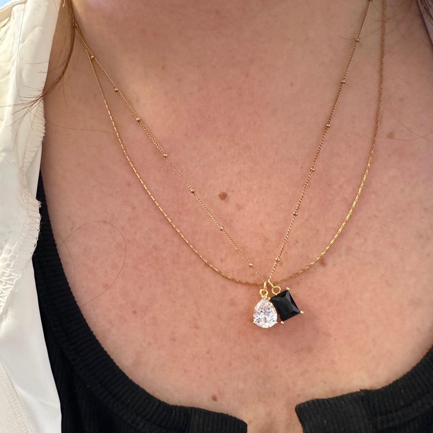 DRIP JEWELRY NECKLACES Double Trouble Necklace