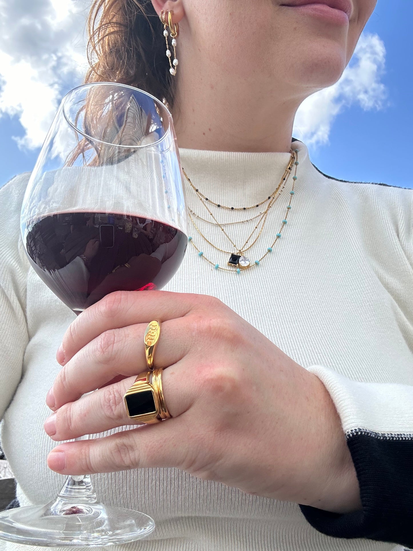 DRIP JEWELRY NECKLACES Double Trouble Necklace