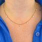 DRIP JEWELRY NECKLACES Rice Pearl Drop