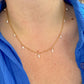 DRIP JEWELRY NECKLACES Rice Pearl Drop