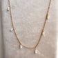 DRIP JEWELRY NECKLACES Rice Pearl Drop