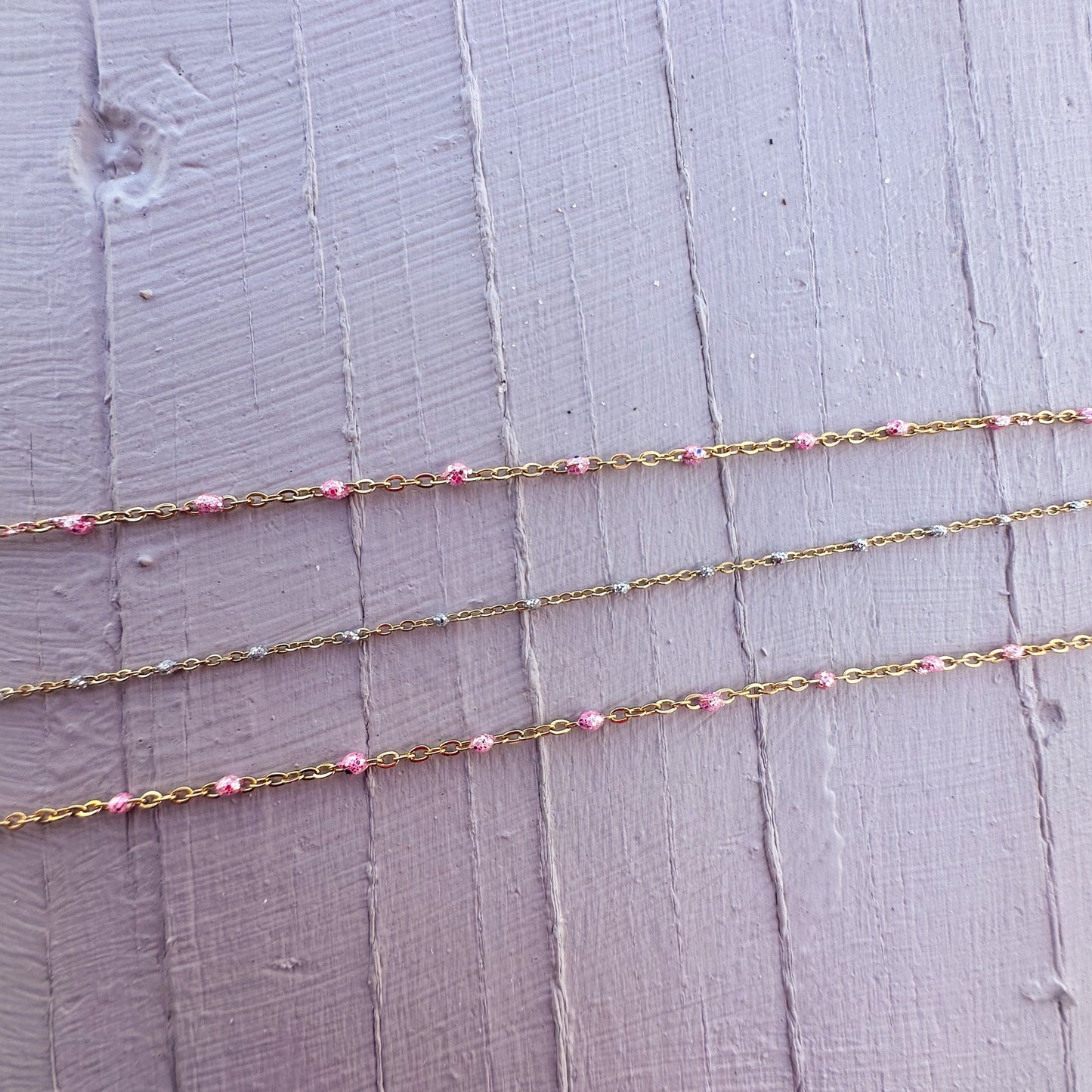 DRIP JEWELRY NECKLACES Sparkle Enamel Satellite Necklace