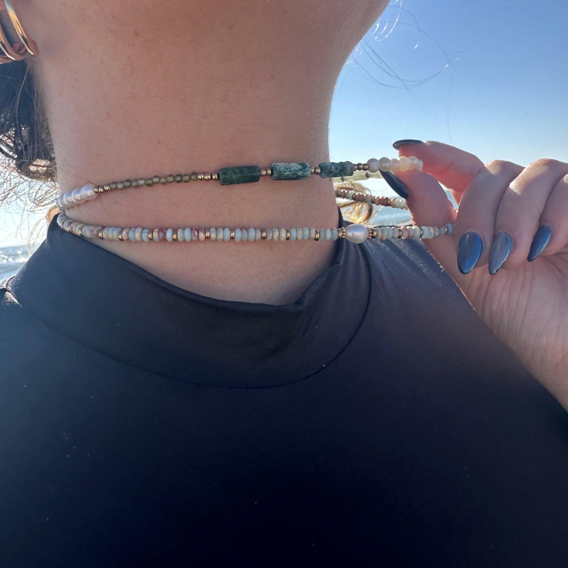 DRIP JEWELRY Necklaces Transitional Beady Necklace