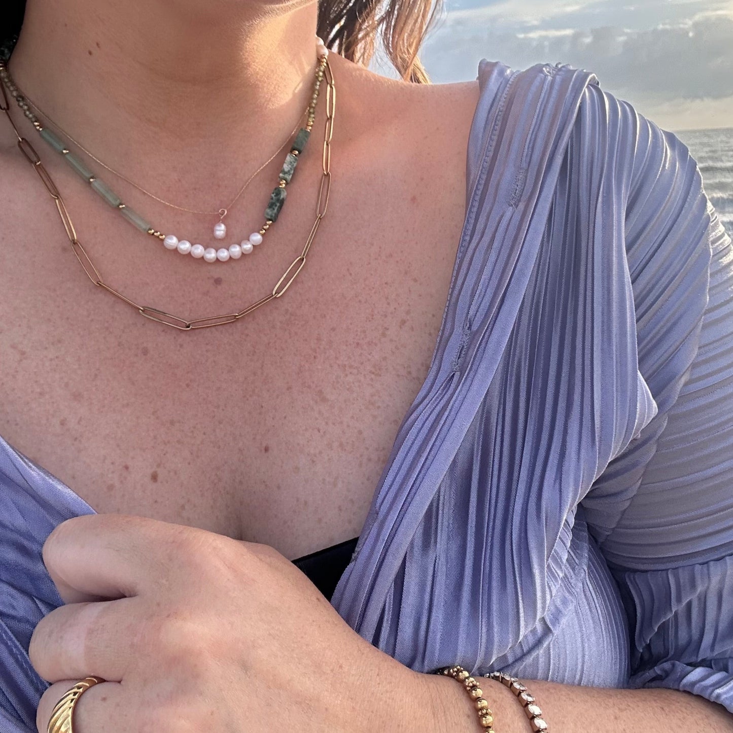 DRIP JEWELRY Necklaces Transitional Beady Necklace