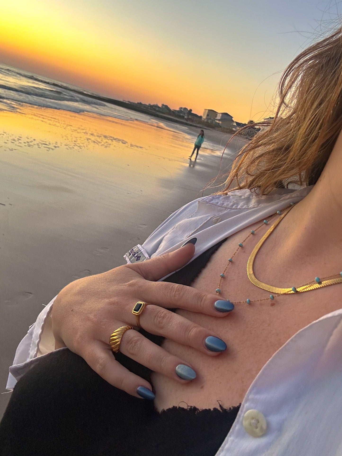 DRIP JEWELRY NECKLACES Turquoise Satellite Necklace