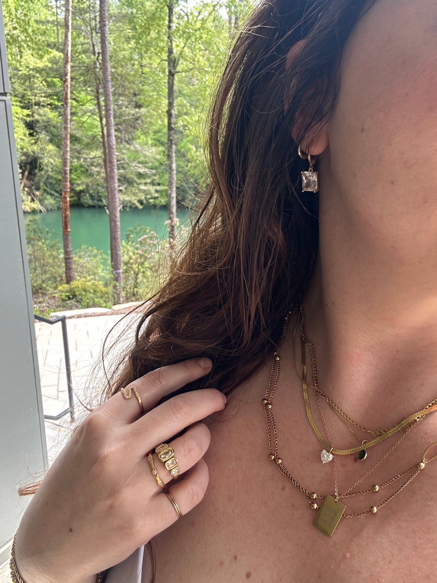 DRIP JEWELRY RINGS 5 Stone Ring