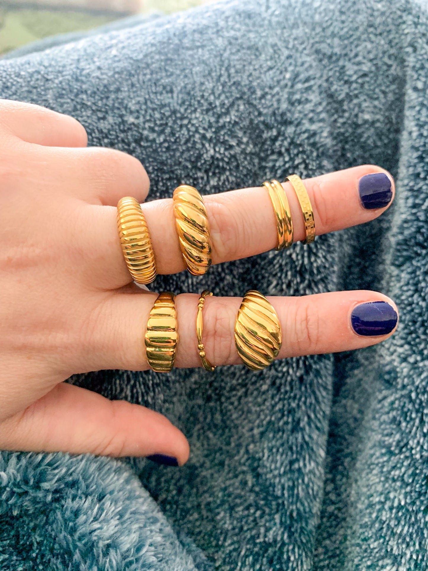 DRIP JEWELRY Rings Double Band Ring (size 5-10)