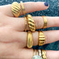 DRIP JEWELRY Rings Double Band Ring (size 5-10)