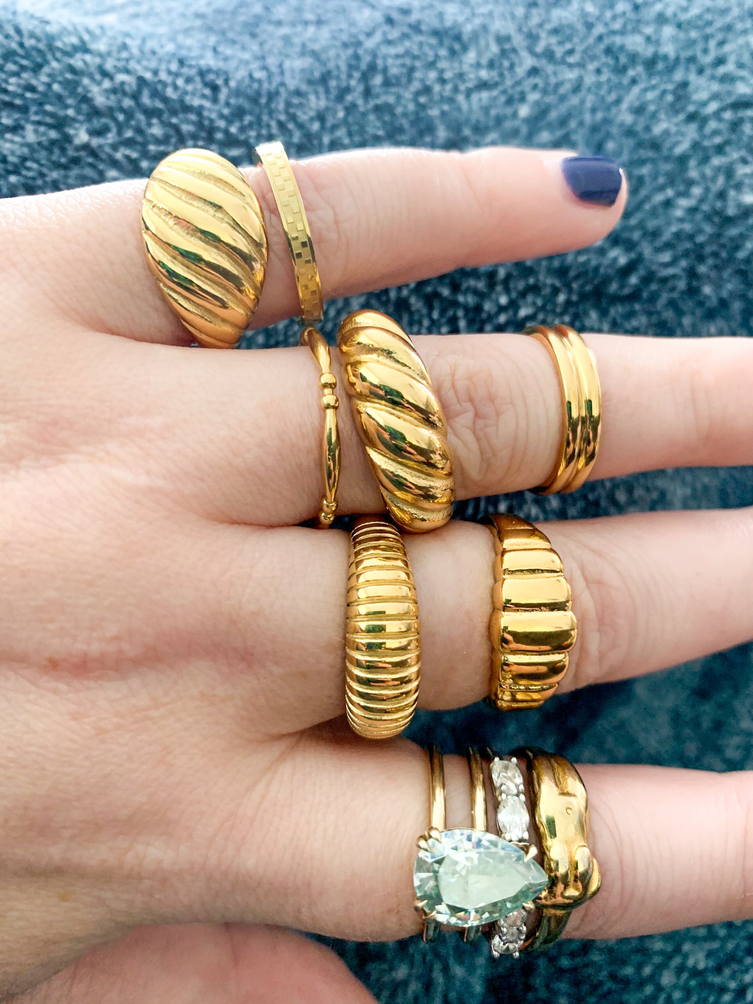 DRIP JEWELRY Rings Double Band Ring (size 5-10)