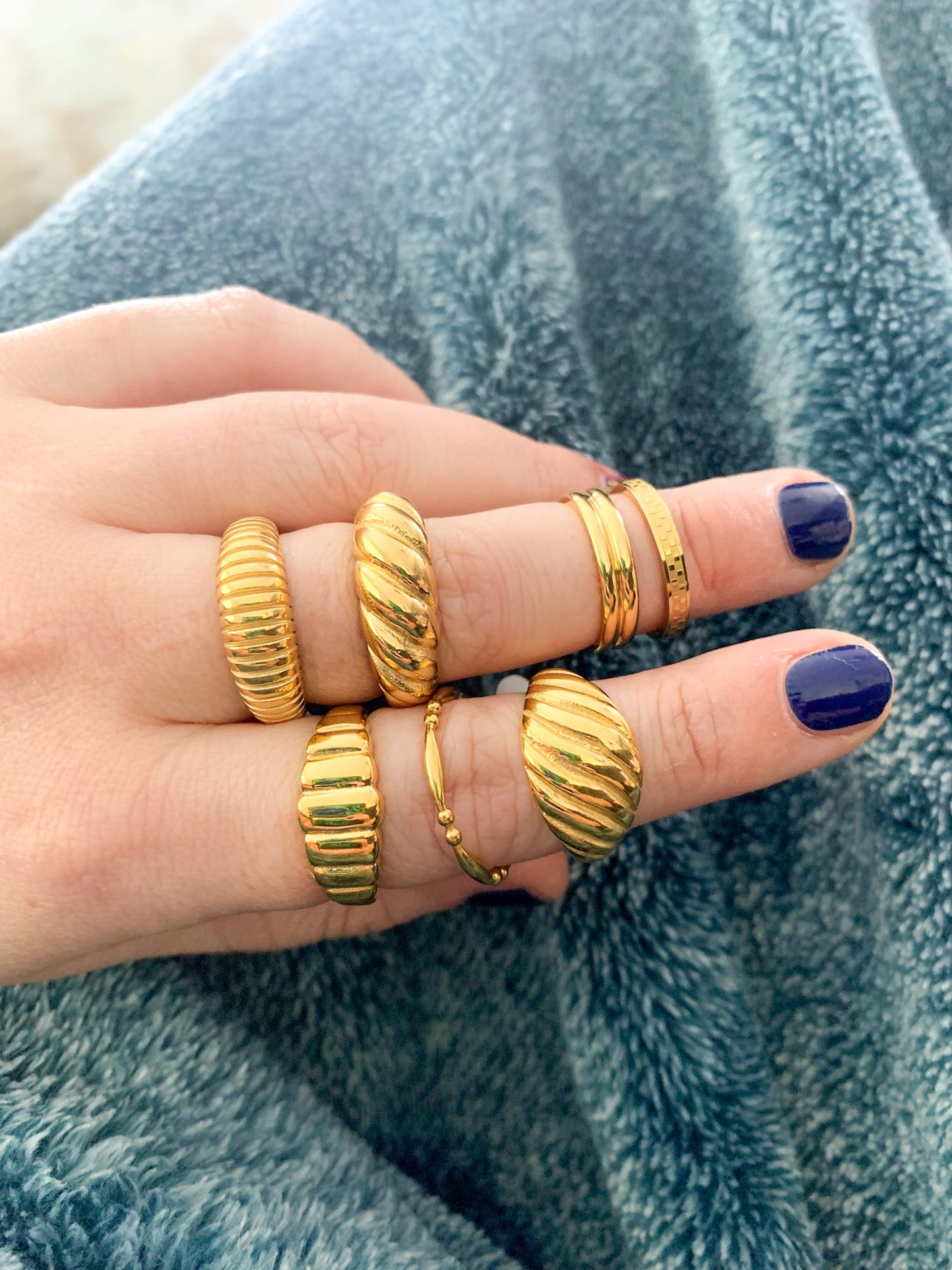 DRIP JEWELRY Rings Double Band Ring (size 5-10)