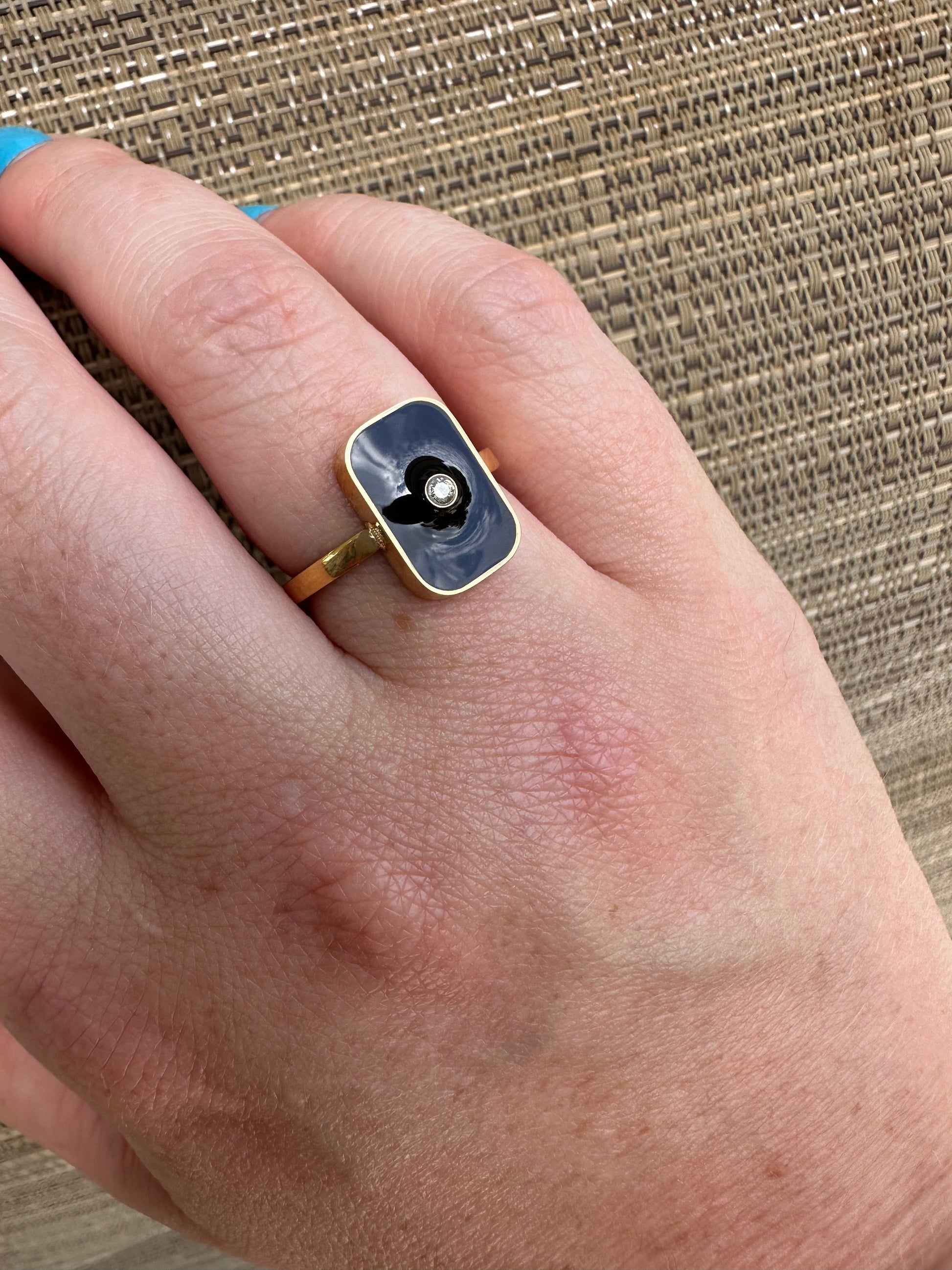 DRIP JEWELRY RINGS Onyx Ring (size 5-8)