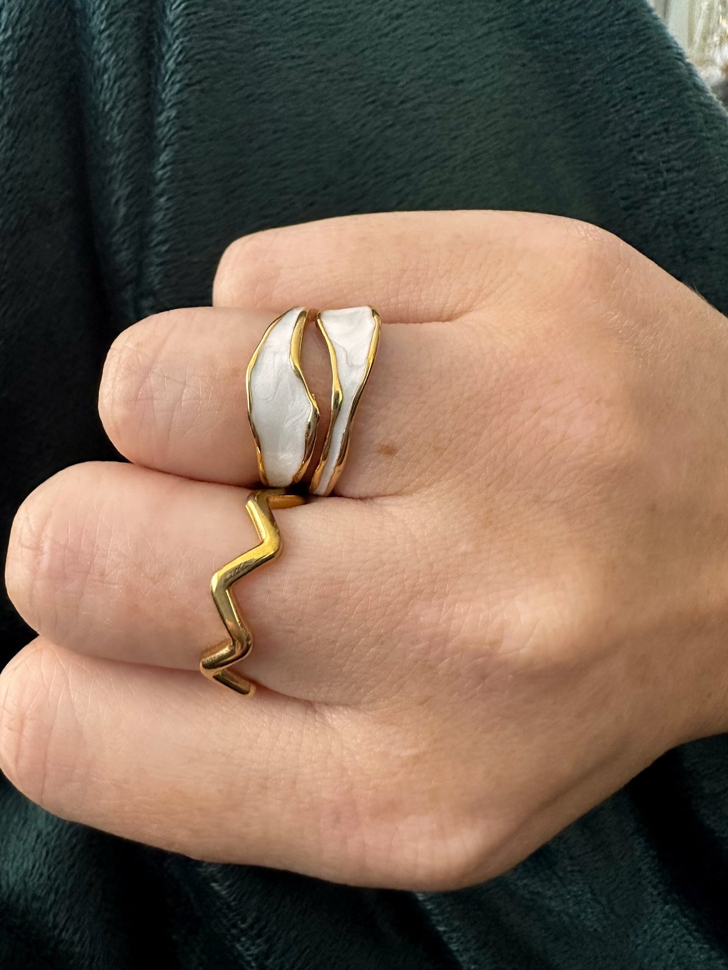 DRIP JEWELRY Rings Wave Adjustable Ring