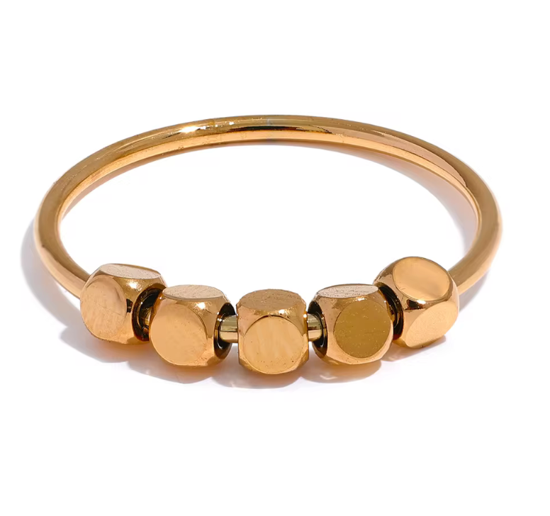 DRIP JEWELRY Stainless Steel Fidget Ring