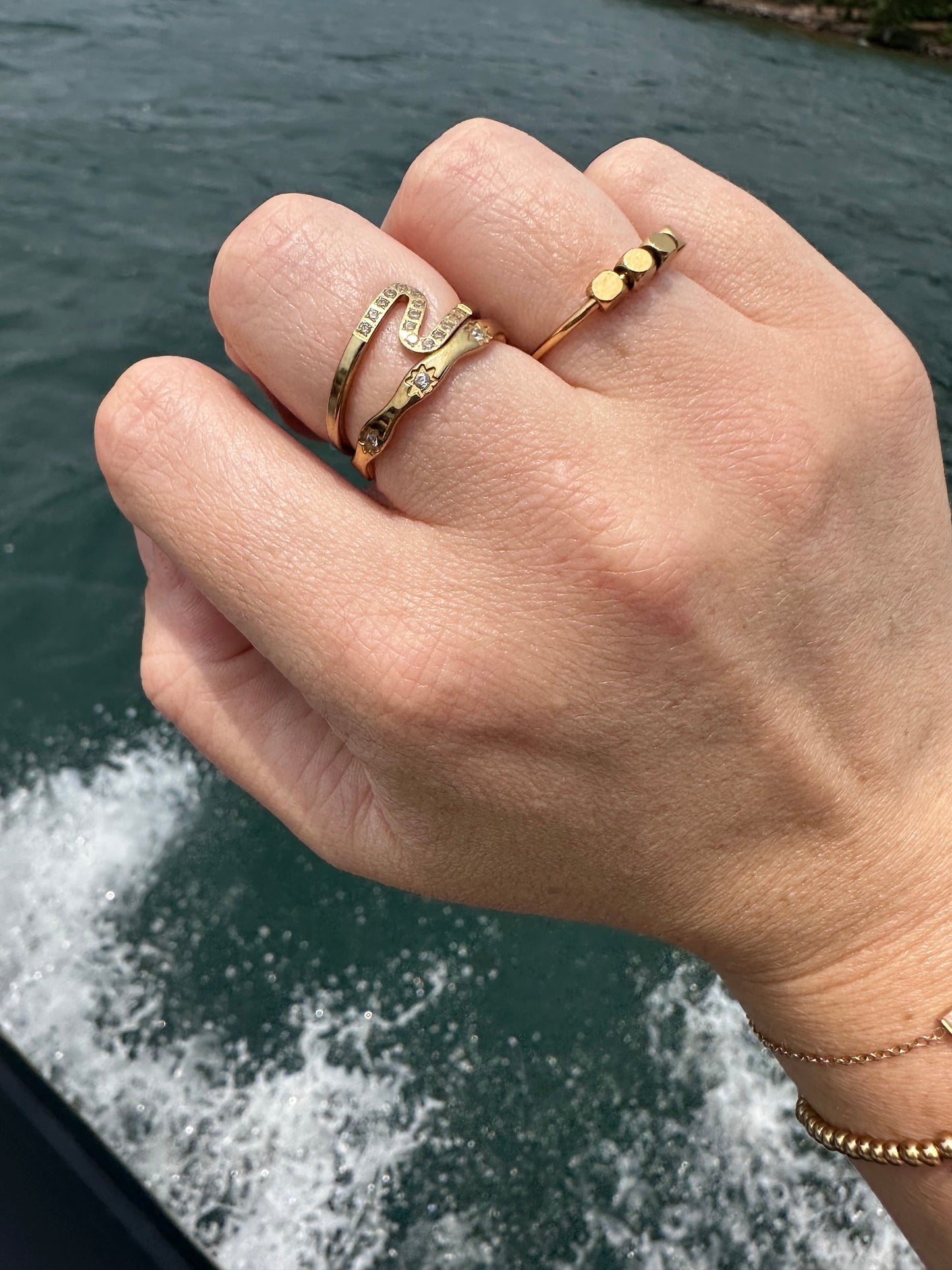 DRIP JEWELRY Stainless Steel Fidget Ring