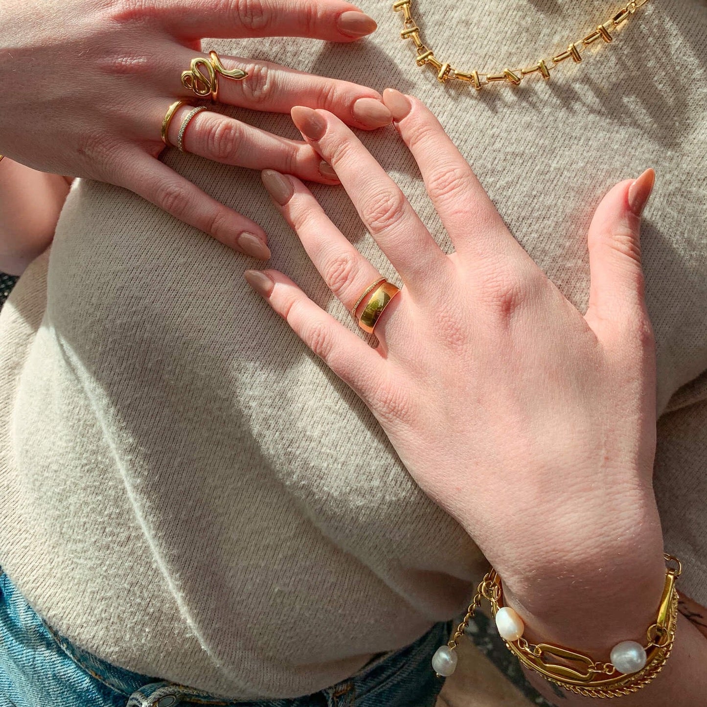 DRIP JEWELRY bracelets Paper Pearl Bracelet