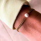 DRIP JEWELRY Bracelets Pearl on feather bracelet