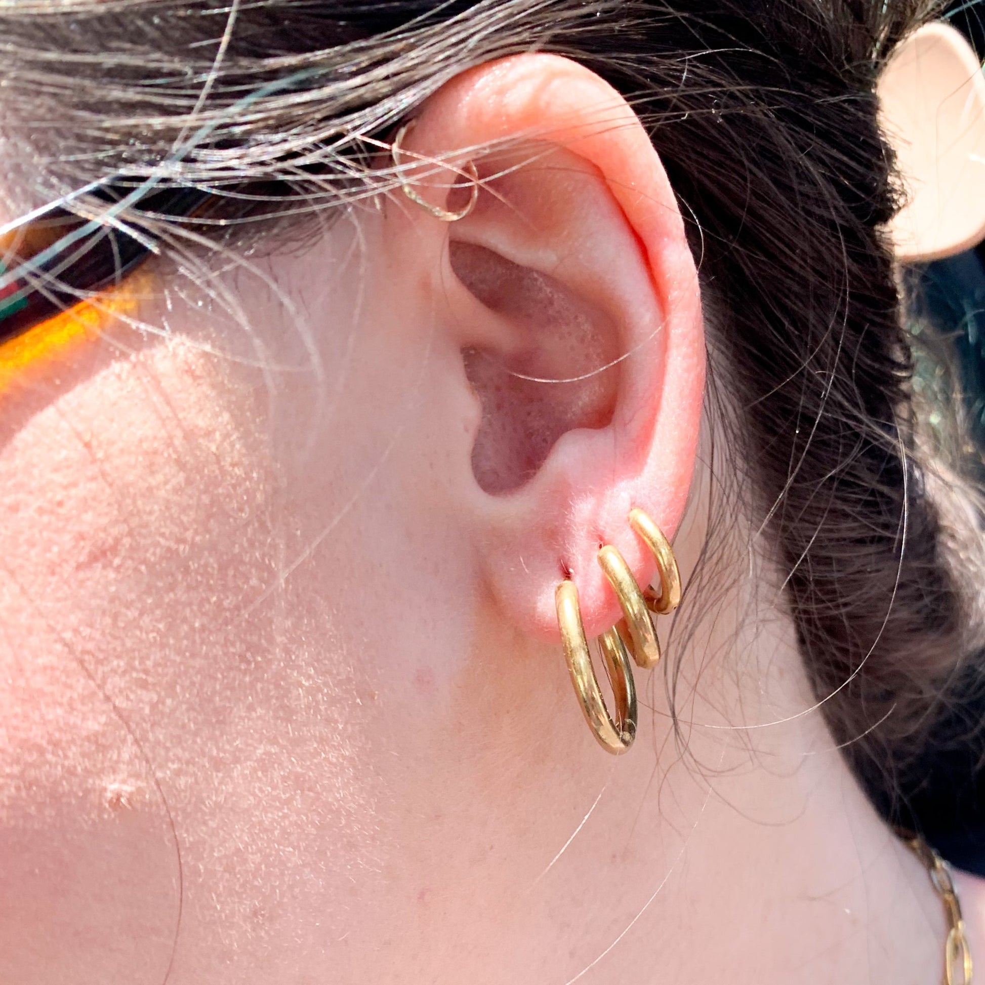 DRIP JEWELRY BY AK Earrings Perfect Hoops : 3 sizes