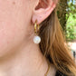 DRIP JEWELRY Earrings Pearl or No Pearl Hoops