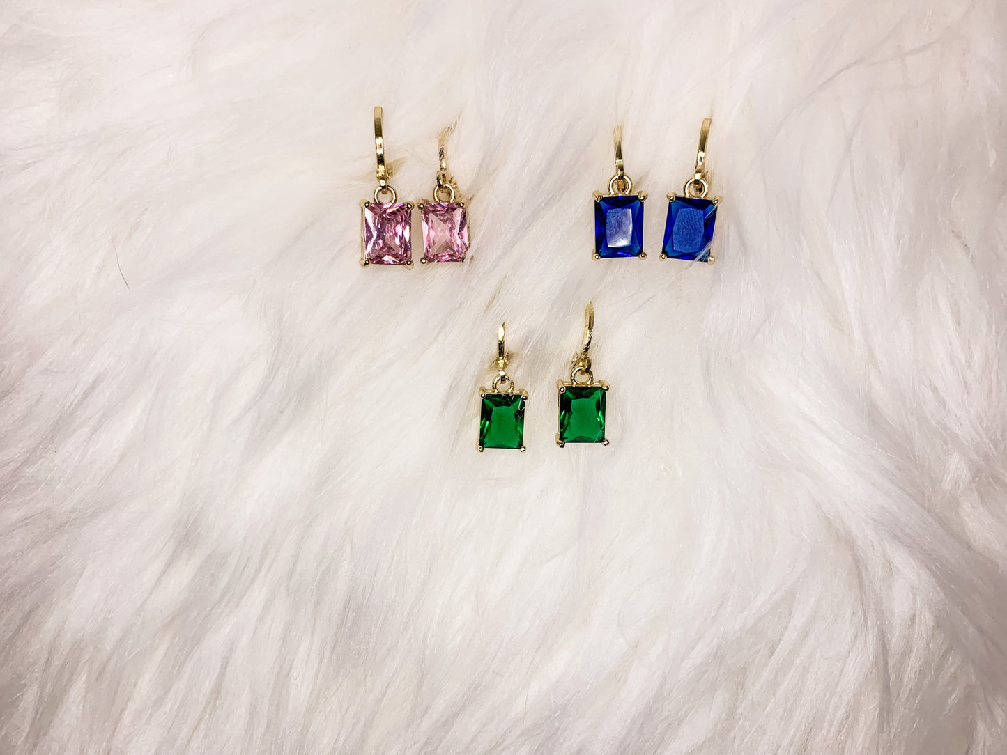 DRIP JEWELRY Earrings rec drop earrings : more color options!