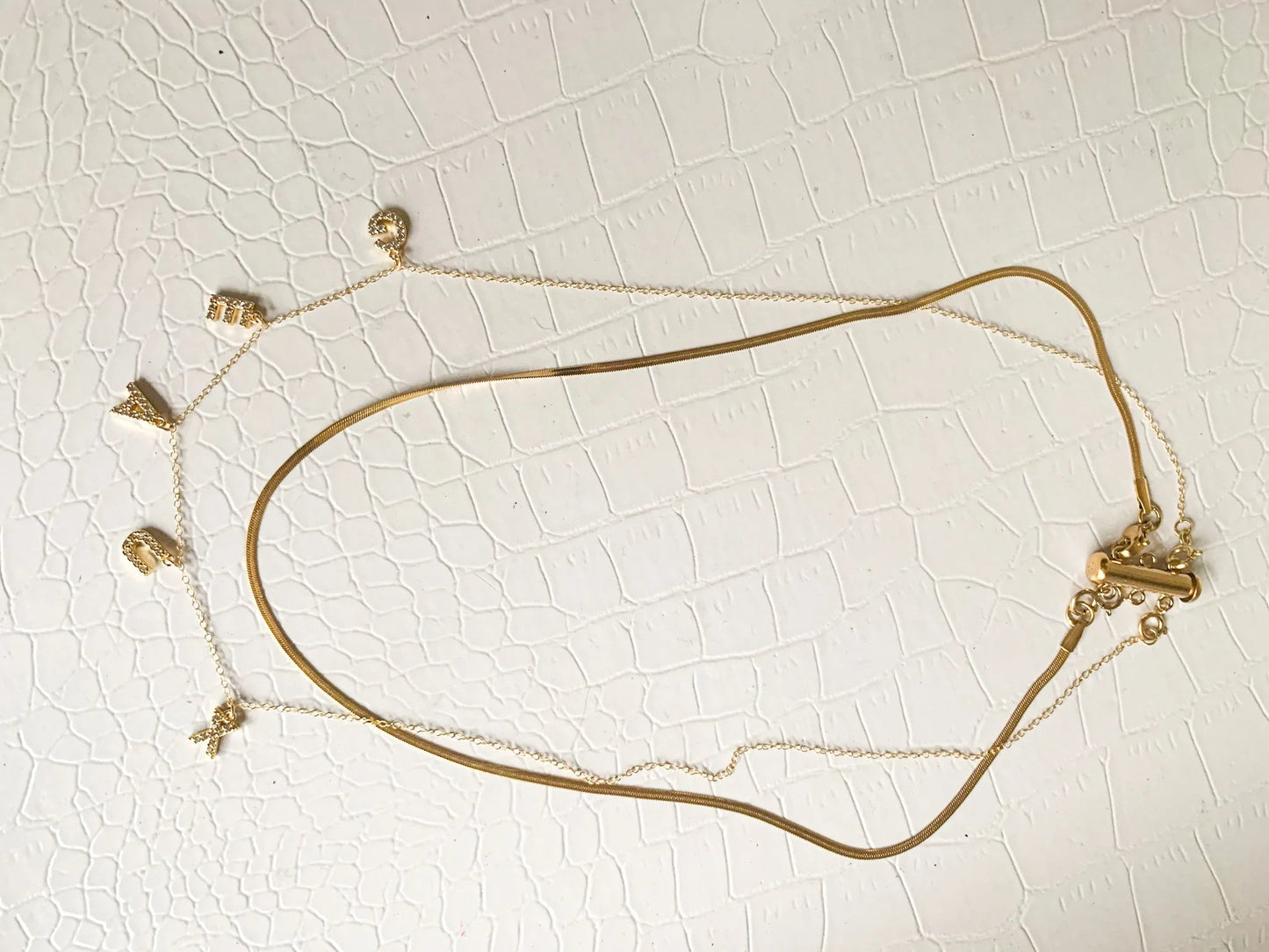 DRIP JEWELRY Gold-Filled Tube Layering Clasp