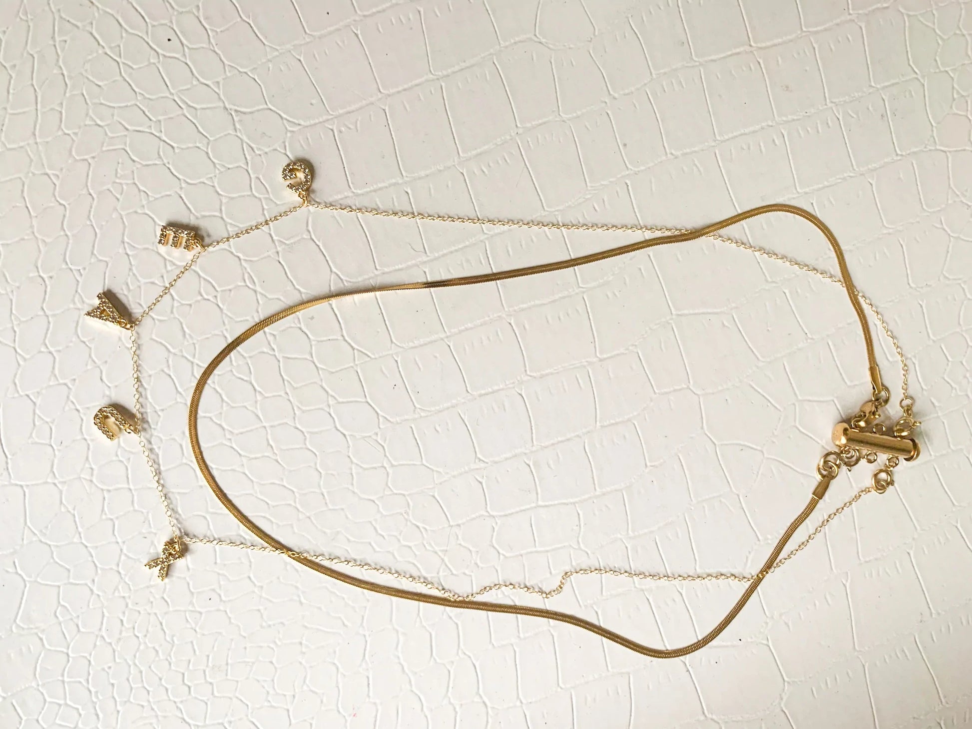 DRIP JEWELRY Gold-Filled Tube Layering Clasp