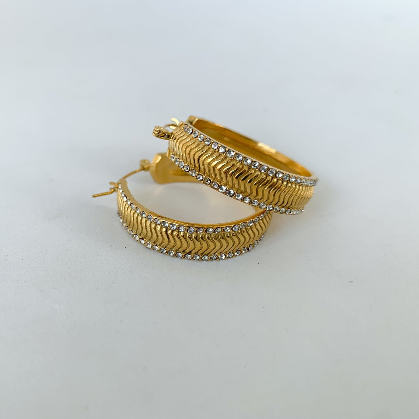 DRIP JEWELRY Large Cool Girl Hoops