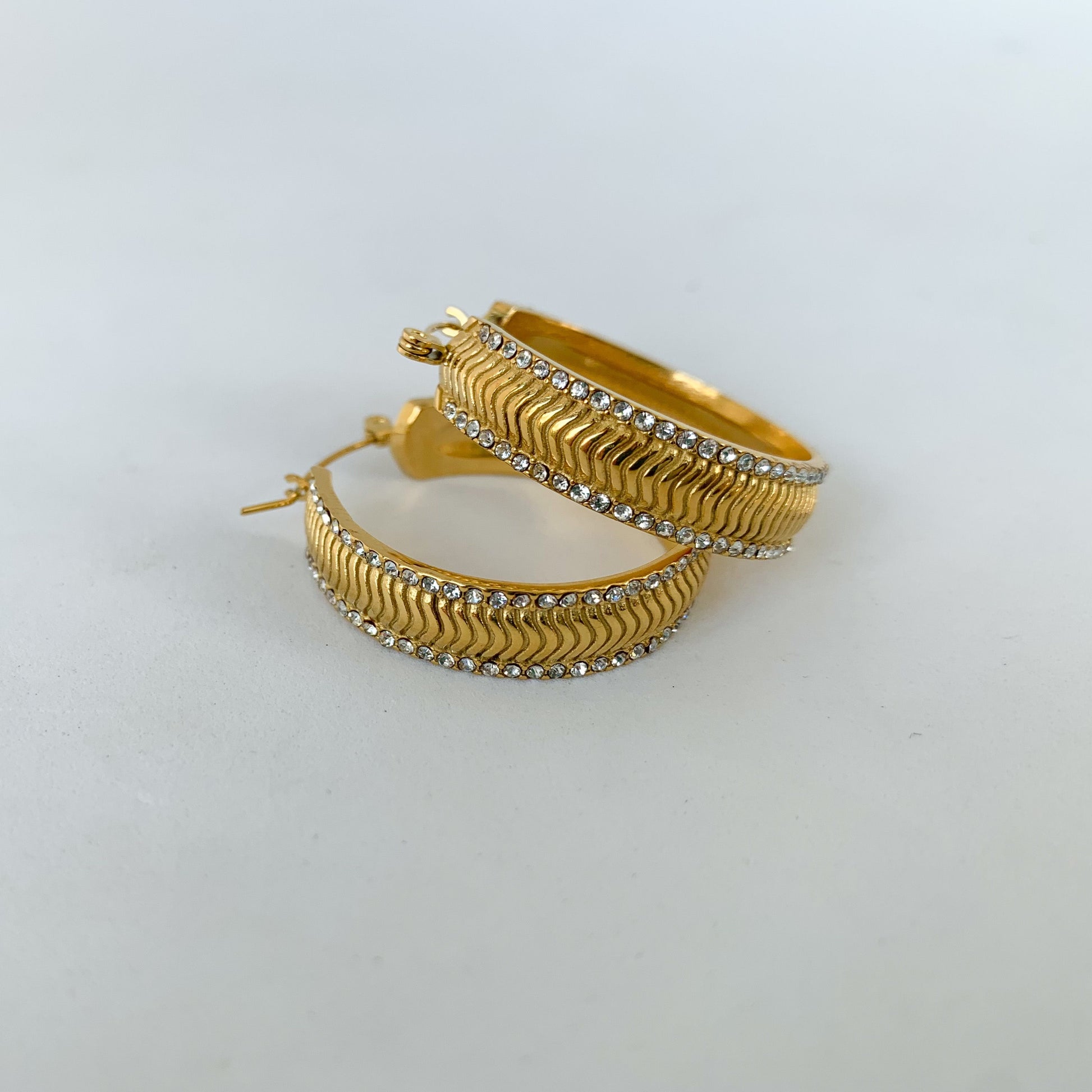 DRIP JEWELRY Large Cool Girl Hoops