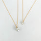 DRIP JEWELRY Moissanite Round Necklace
