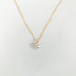 DRIP JEWELRY Moissanite Round Necklace