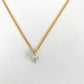 DRIP JEWELRY Moissanite Round Necklace