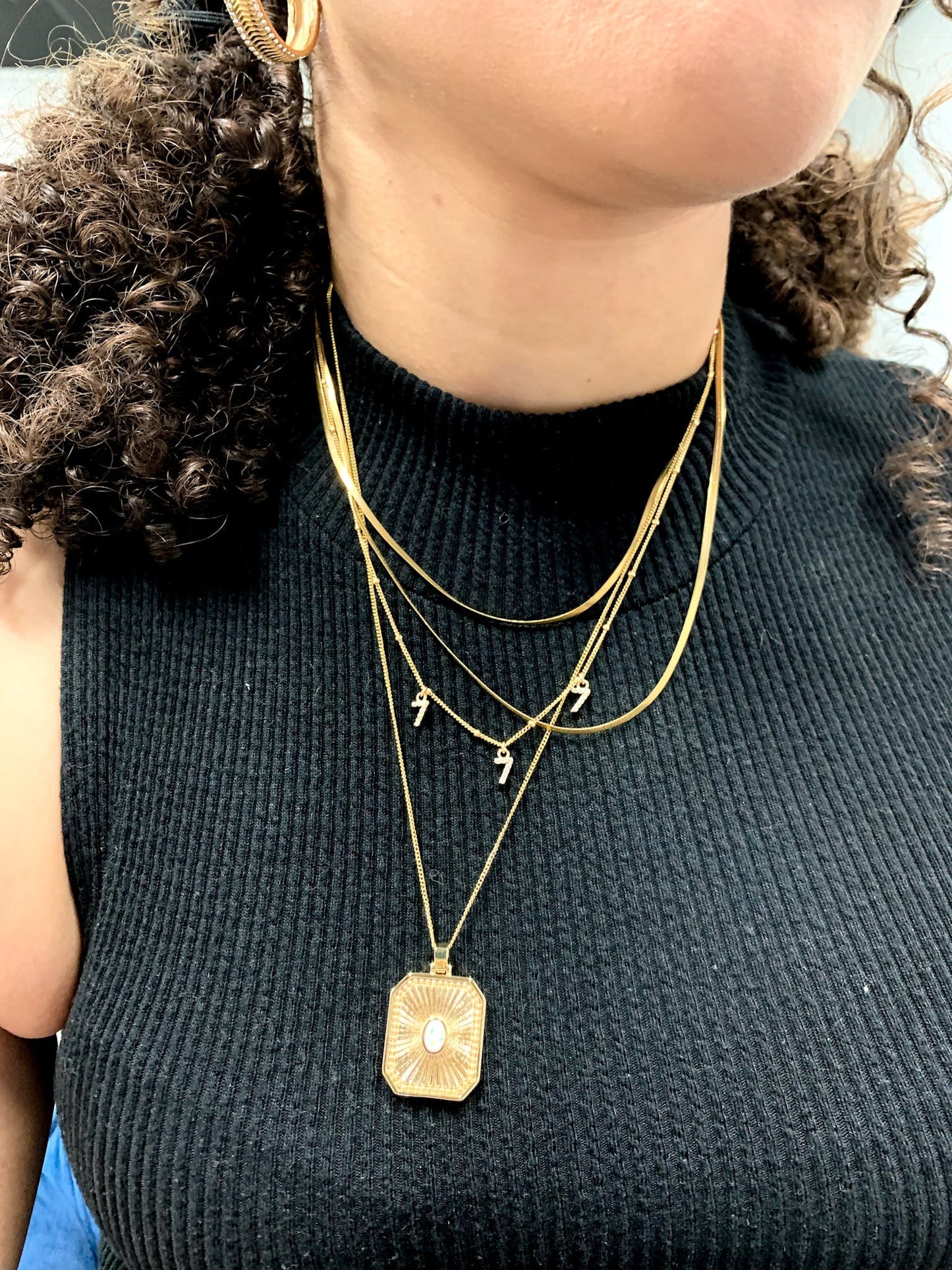 Drip Jewelry necklace Silky Smooth Herringbone (Single)