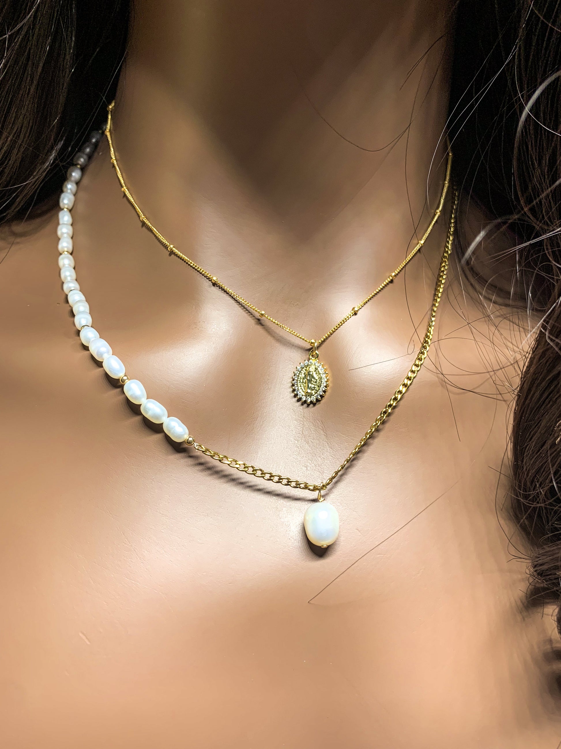 DRIP JEWELRY Necklaces Blessed Mother Necklace