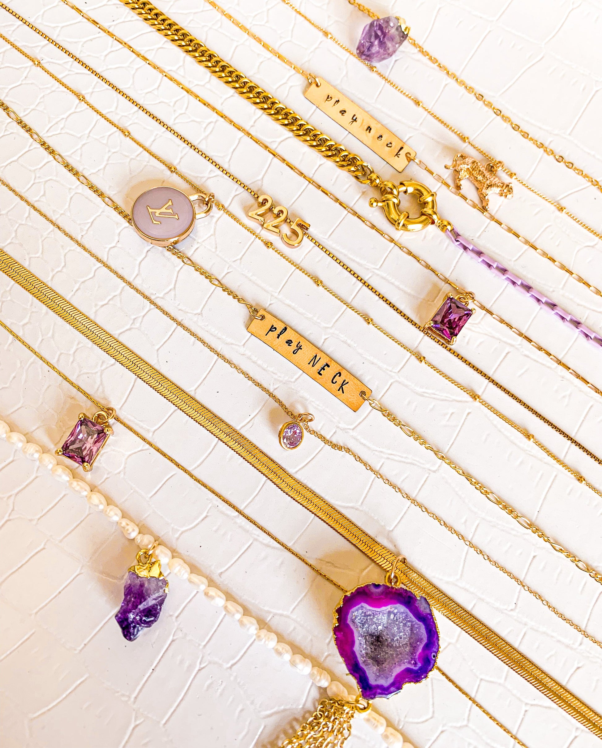 DRIP JEWELRY Necklaces Colored Stoney