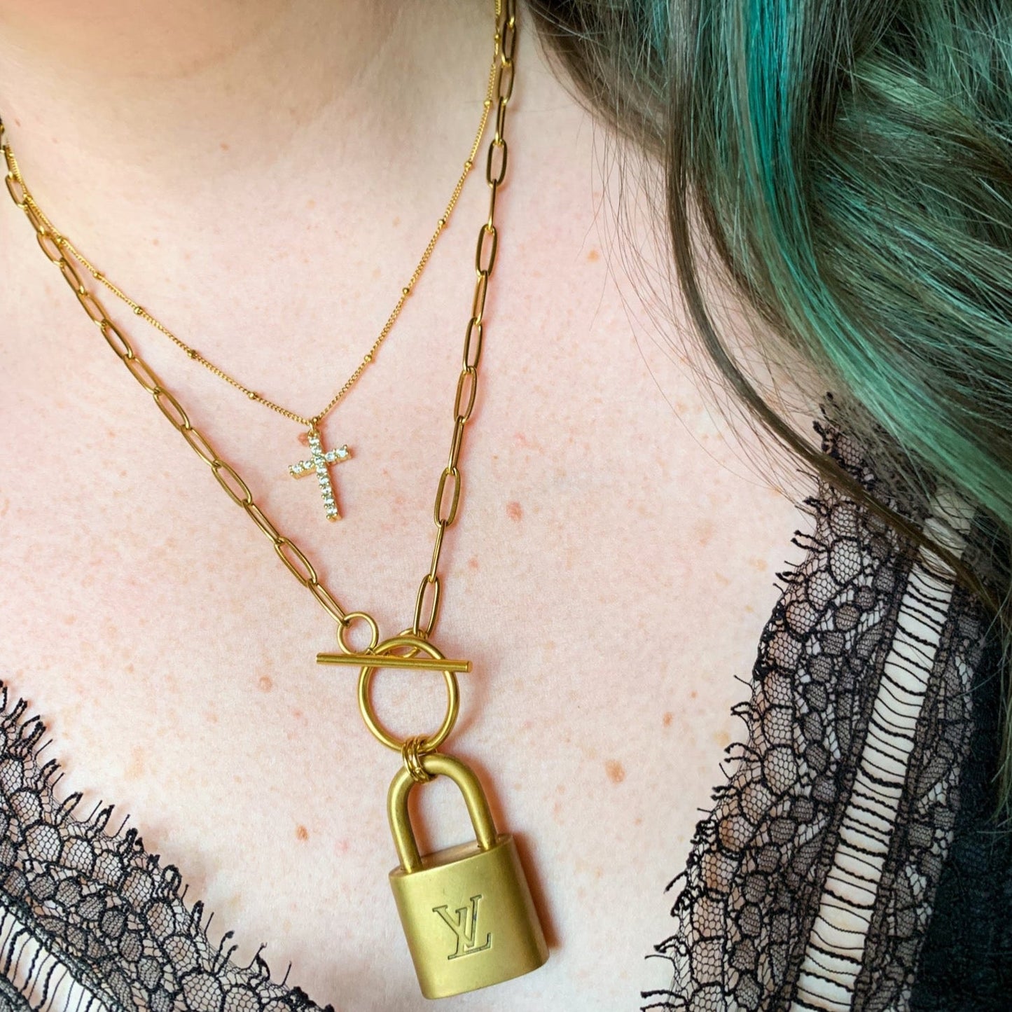 DRIP JEWELRY Necklaces Cross Necklace