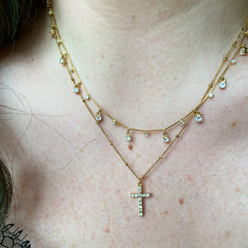 DRIP JEWELRY Necklaces Cross Necklace