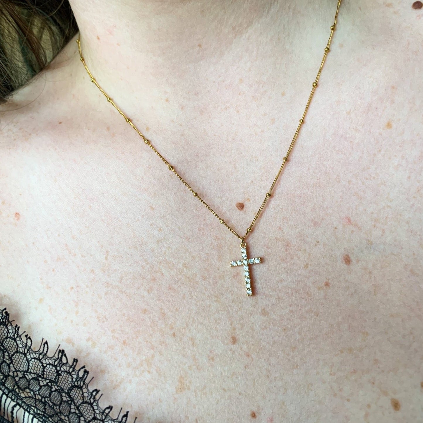 DRIP JEWELRY Necklaces Cross Necklace