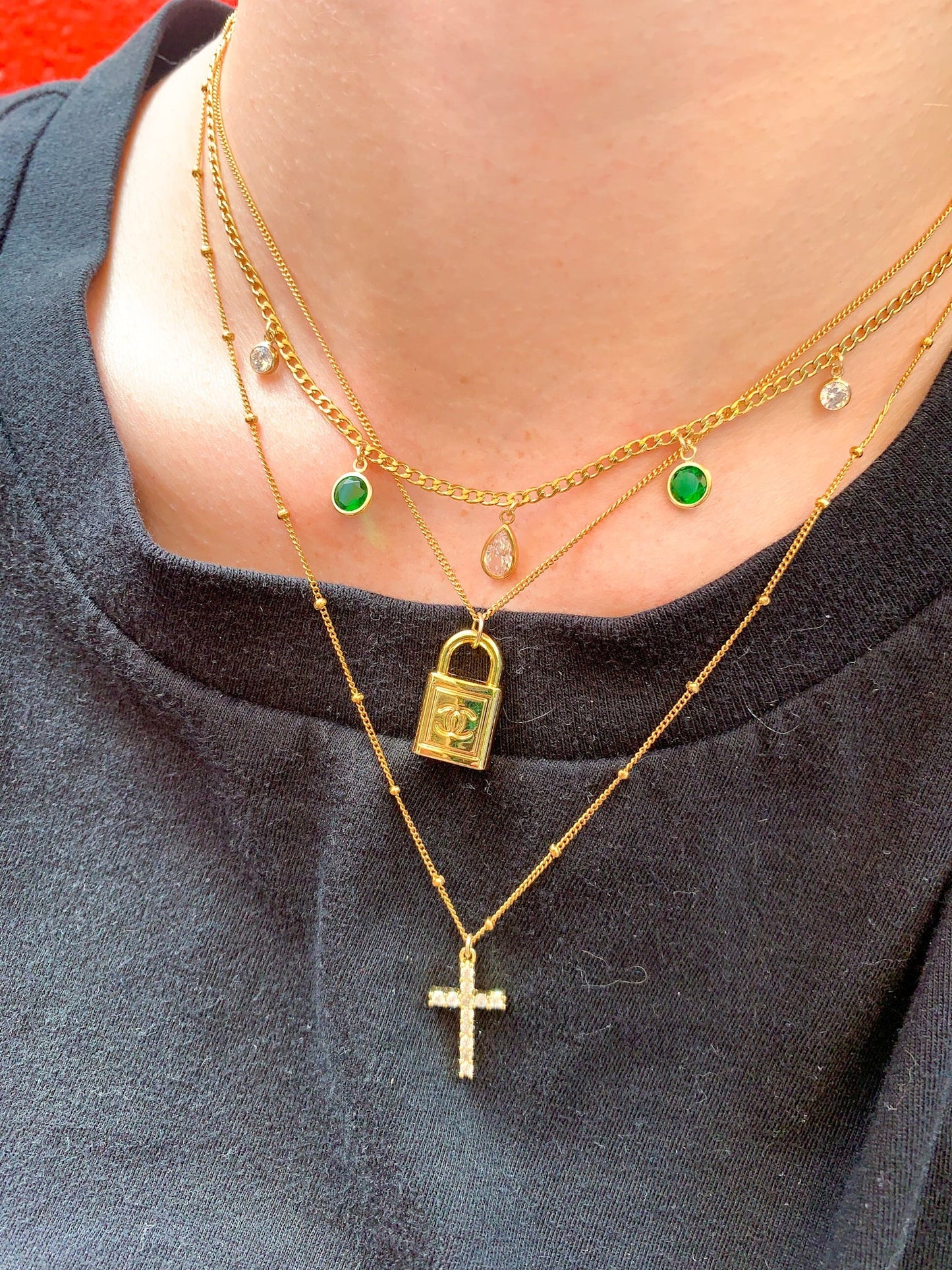 DRIP JEWELRY Necklaces Cross Necklace