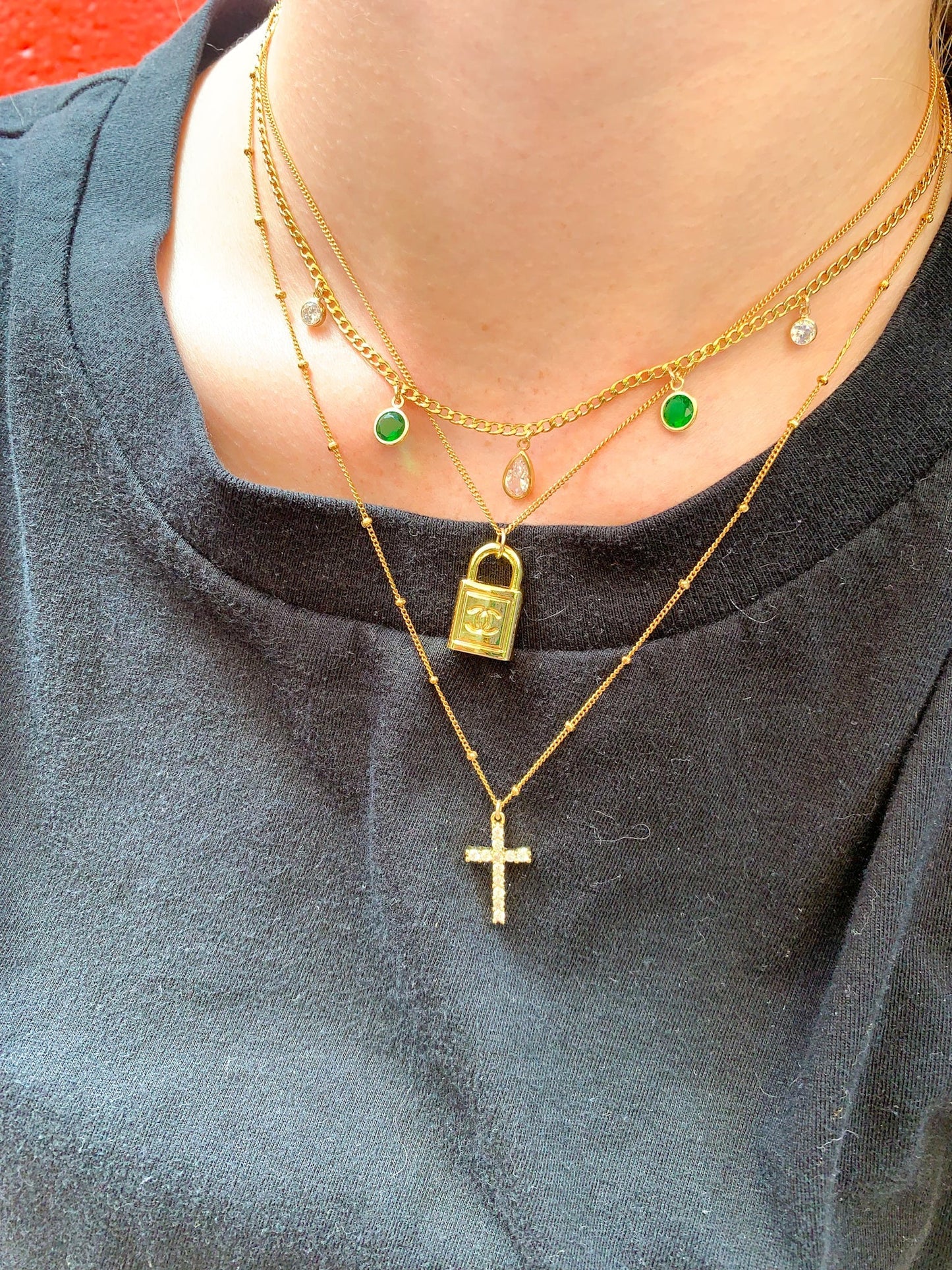 DRIP JEWELRY Necklaces Cross Necklace