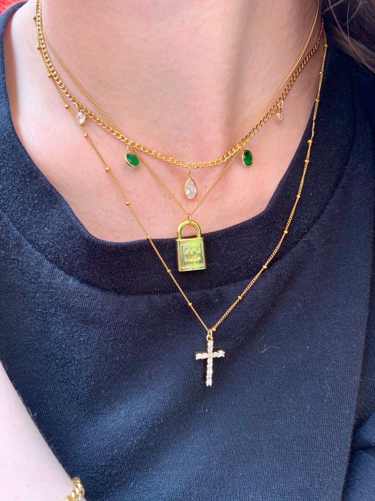 DRIP JEWELRY Necklaces Cross Necklace