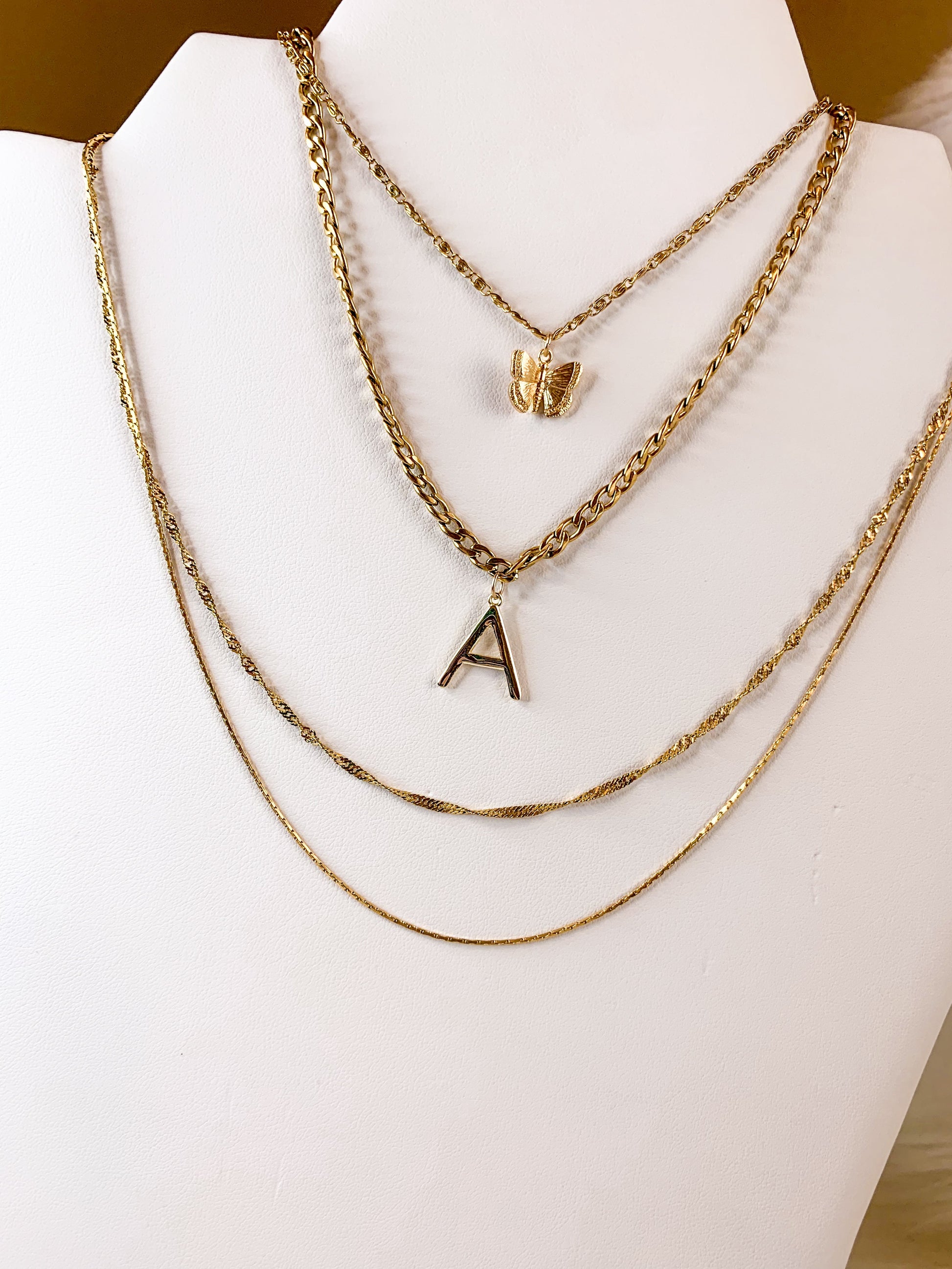 DRIP JEWELRY Necklaces Dainty Double 7.0