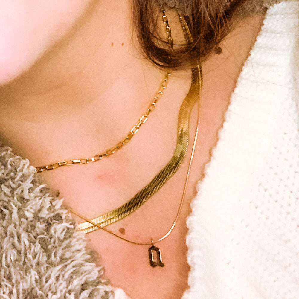 DRIP JEWELRY Necklaces Gabby's Initial Necklace