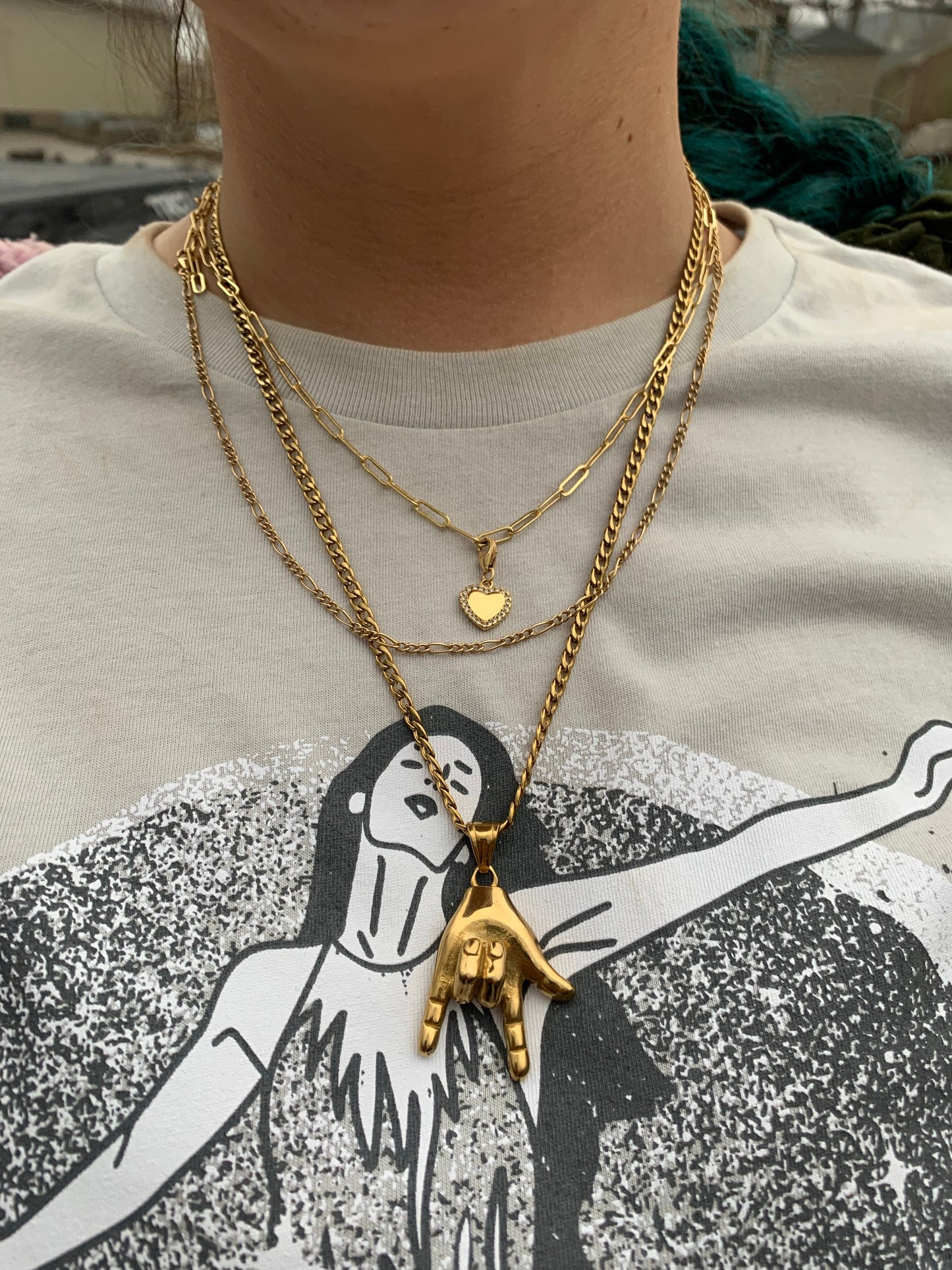DRIP JEWELRY Necklaces I love you
