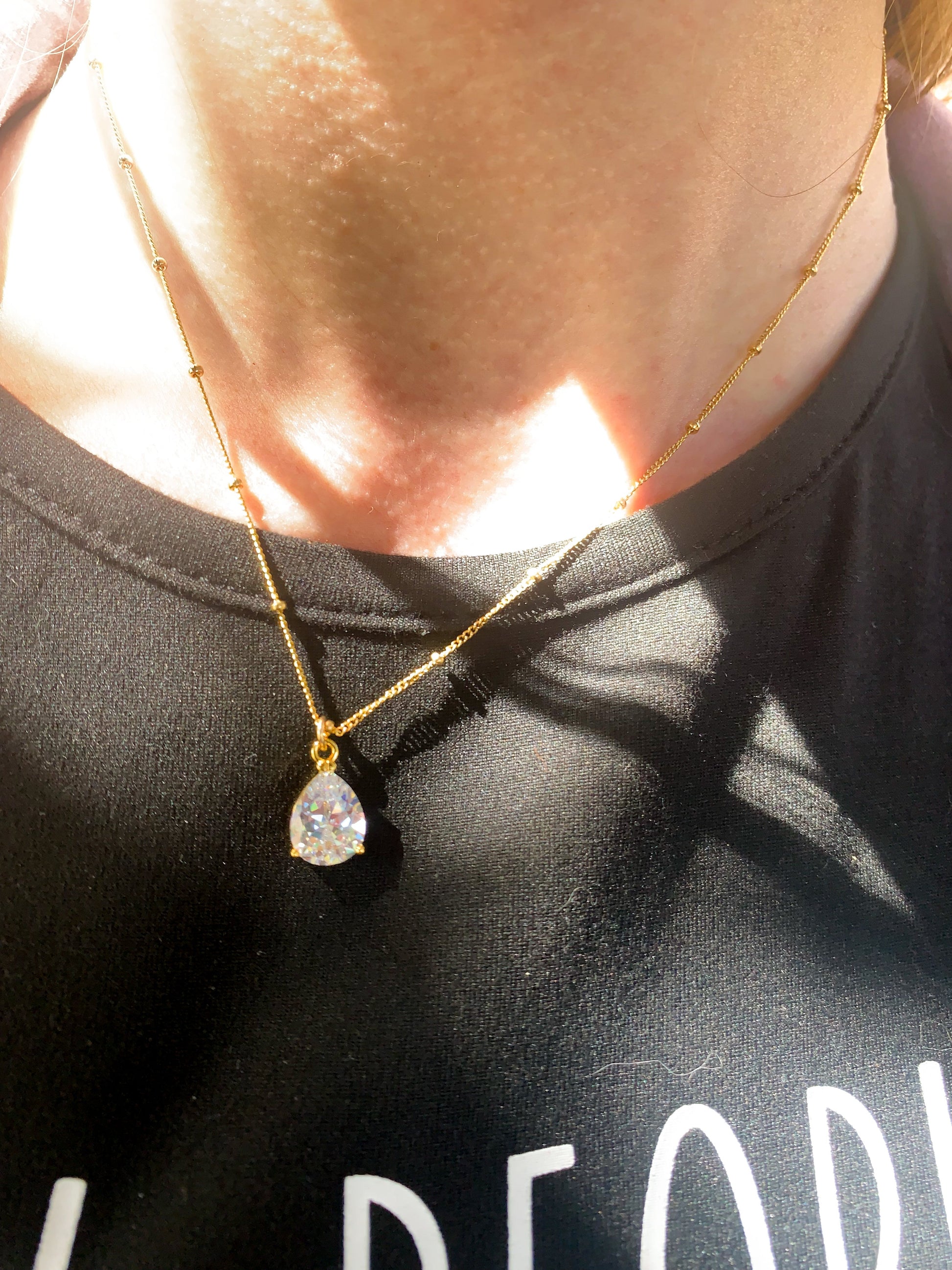 DRIP JEWELRY Necklaces Montey Tear Drop