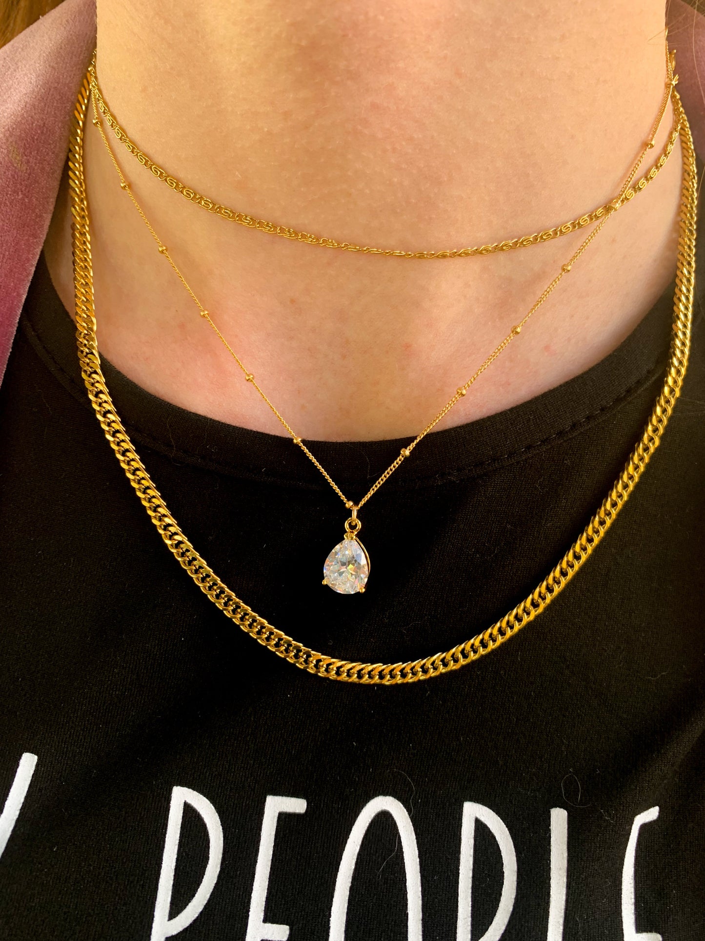 DRIP JEWELRY Necklaces Montey Tear Drop